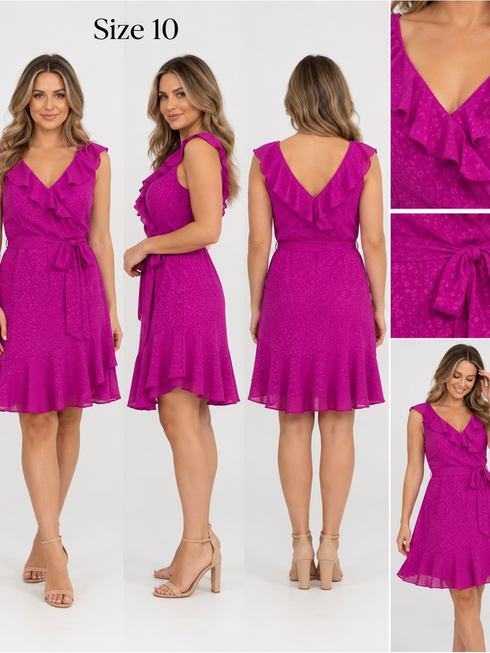DKNY Bright Fuchsia Dress